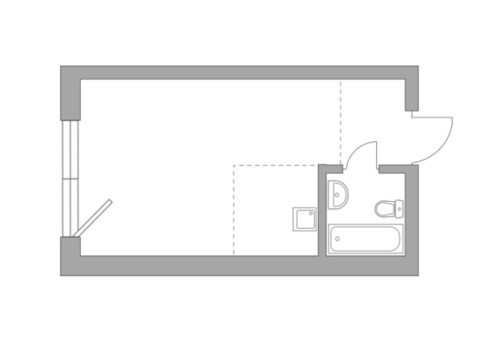 Продается 1-к. квартира, 26,2 кв.м. в ЖК 'HighWay'