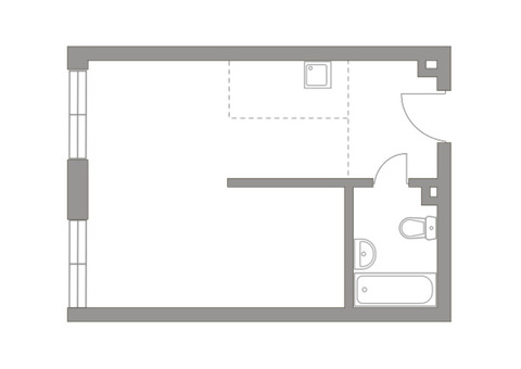 Продается 1-к. квартира, 36,4 кв.м. в ЖК 'HighWay'