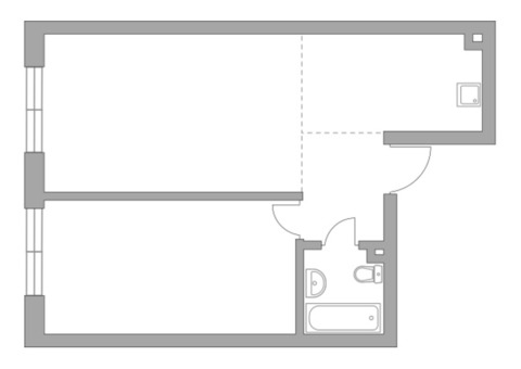 Продается 2-к. квартира, 49,5 кв.м. в ЖК 'HighWay'