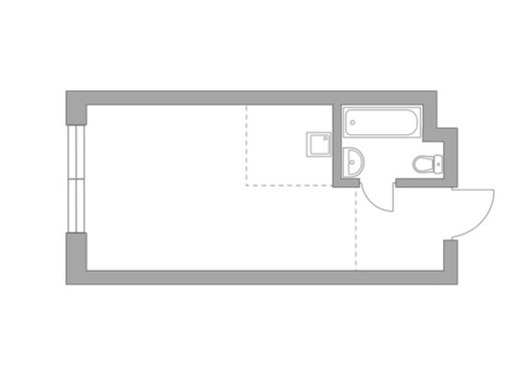 Продается 1-к. квартира, 24,6 кв.м. в ЖК 'HighWay'