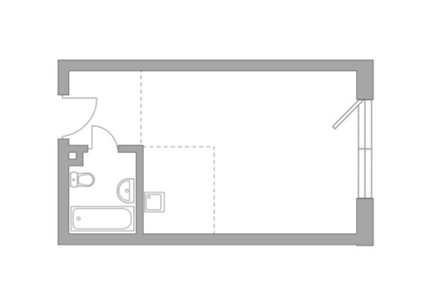 Продается 1-к. квартира, 29,5 кв.м. в ЖК 'HighWay'