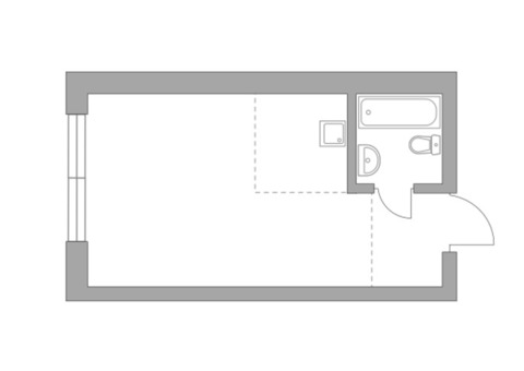 Продается 1-к. квартира, 27,5 кв.м. в ЖК 'HighWay'