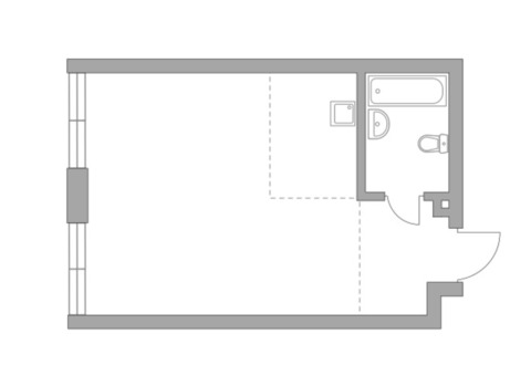 Продается 1-к. квартира, 35,4 кв.м. в ЖК 'HighWay'