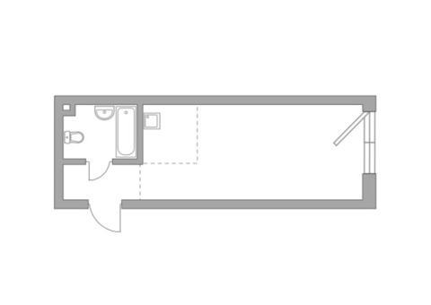 Продается 1-к. квартира, 27,4 кв.м. в ЖК 'HighWay'