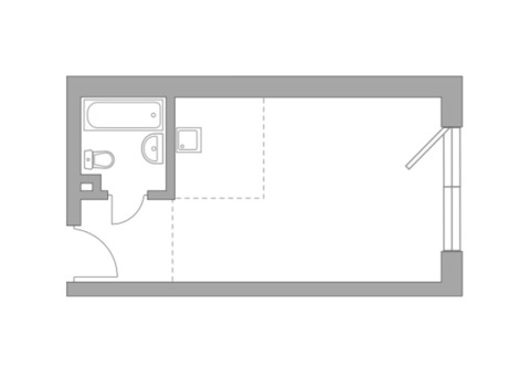 Продается 1-к. квартира, 26,3 кв.м. в ЖК 'HighWay'