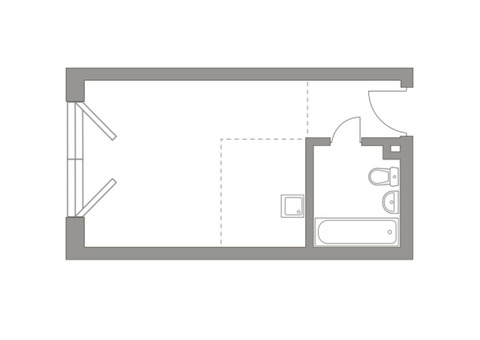 Продается 1-к. квартира, 29,2 кв.м. в ЖК 'HighWay'