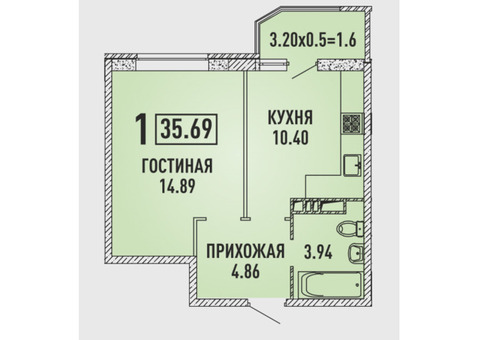 Продам 1 ком.кв. ЖК ГУБЕРНСКИЙ. Цена снижена!!! Срочно!!!