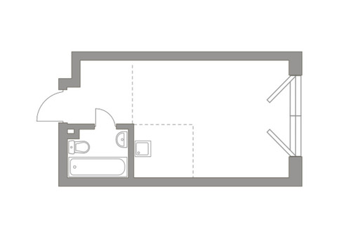 Продается 1-к. квартира, 27,5 кв.м. в ЖК 'HighWay'