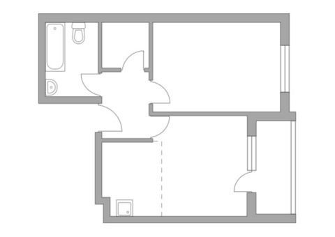 Продается 2-к. квартира, 44 кв.м. в ЖК «Живописный»