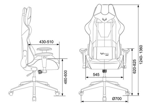 Характеристики кресло игровое ZOMBIE VIKING 5 AERO, на колесиках, эко.кожа, красный/черный [viking 5 aero red]