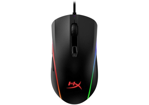 Характеристики мышь HYPERX Pulsefire Surge, игровая, оптическая, проводная, USB, черный [hx-mc002b]