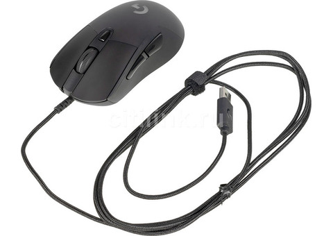 Характеристики мышь Logitech G403 HERO, игровая, оптическая, проводная, USB, черный [910-005632]