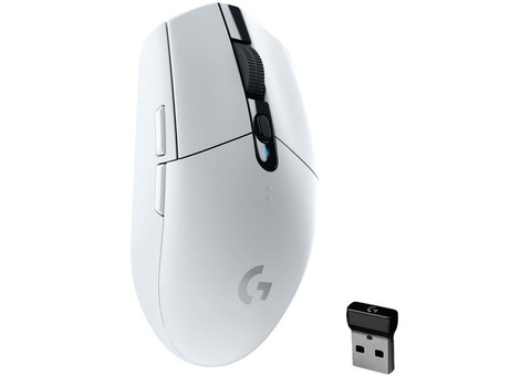 Характеристики мышь Logitech G305, игровая, оптическая, беспроводная, USB, белый [910-005291]