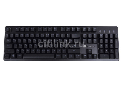 Характеристики клавиатура Oklick 990G RAGE, USB, черный [1091210]