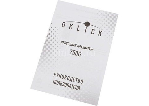 Характеристики клавиатура Oklick 750G FROST WAR, USB, черный + черный [337452]