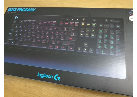 Характеристики клавиатура Logitech G213 Prodigy RGB, USB, c подставкой для запястий, черный [920-008092]