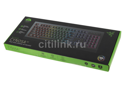 Характеристики клавиатура Razer Cynosa V2, USB, черный [rz03-03400700-r3r1]