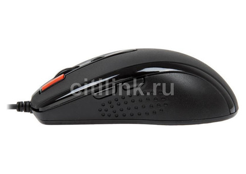 Характеристики мышь A4TECH X-718BK, игровая, оптическая, проводная, USB, черный [x-718bk usb]