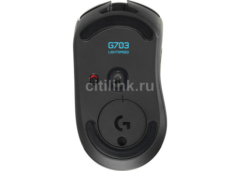 Характеристики мышь Logitech G703 LightSpeed (Hero), игровая, оптическая, беспроводная, USB, черный [910-005640]