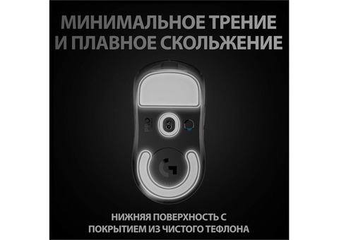 Характеристики мышь Logitech PRO Х Superlight Wireless, игровая, оптическая, беспроводная, USB, черный [910-005880]