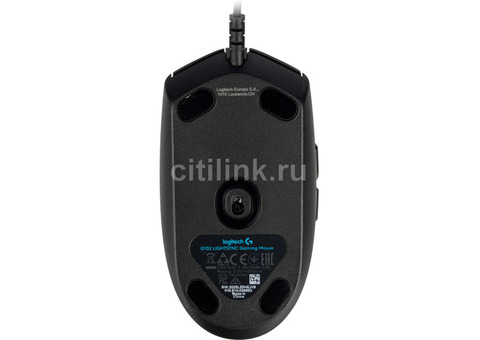 Характеристики мышь Logitech G102 LIGHTSYNC, игровая, оптическая, проводная, USB, черный [910-005823]