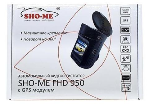 Характеристики видеорегистратор Sho-Me FHD-950, черный