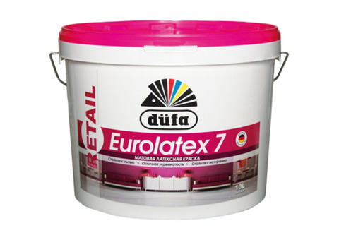 Dufa Premium Eurolatex 3 / Дюфа Премиум Евролатекс 3 Краска для стен и потолков водно-дисперсионная глубокоматовая