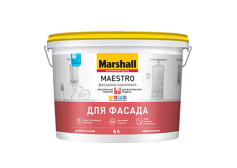 Marshall Maestro / Маршалл Маэстро Краска фасадная акриловая глубокоматовая