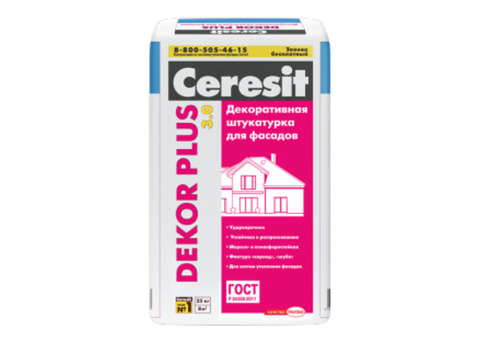 Ceresit Dekor Plus / Церезит Декор Плюс Штукатурка декоративная