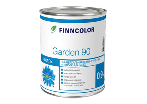 Finncolor Garden 90 / Финнколор Гарден 90 Эмаль универсальная алкидная высокоглянцевая