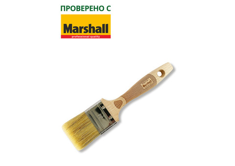 Handmaler PRO RED / Хэндмалер ПРО РЭД плоская светлая смешанная щетина, буковая ручка