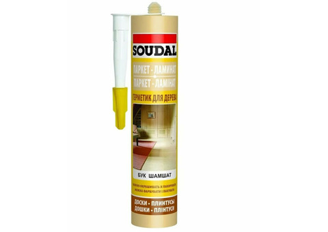 Герметик Soudal акриловый для паркета под дуб 280 мл