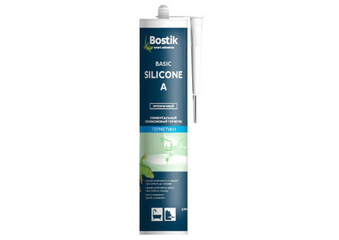 Герметик силиконовый Bostik Silicone A прозрачный 280 мл