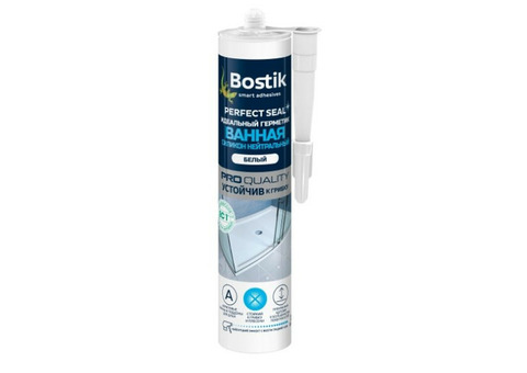 Герметик силиконовый Bostik Perfect Seal Ванная нейтральный белый 280 мл