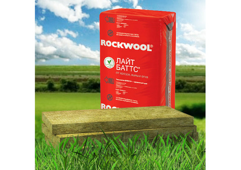 Базальтовая вата Rockwool Лайт Баттс 1000х600х100 мм 5 плит в упаковке