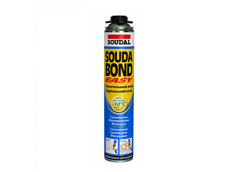 Клей полиуретановый Soudal Soudabond Easy Gun Winter 750мл в аэрозоле