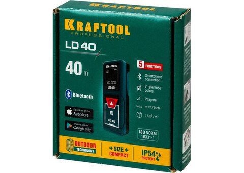 Дальномер лазерный Kraftool LD-40 34763