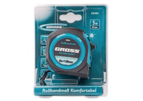 Рулетка Gross Komfortabel 32562 5 м 25 мм