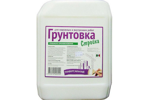 Грунтовка глубокого проникновения Norme Color Стройка универсальная 10 л