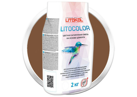 Смесь затирочная цементная для швов Litokol Litocolor L.26 Какао 2 кг