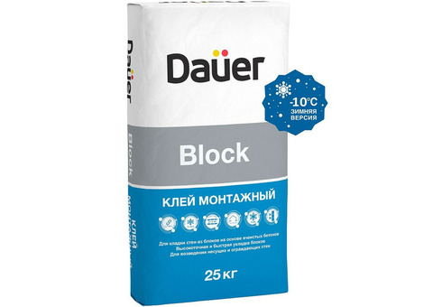 Клей монтажный Dauer Block Зима 25 кг