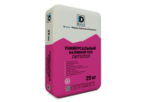 Наливной пол универсальный De Luxe Литопол 25 кг