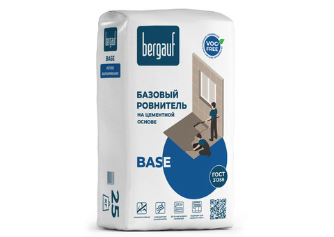 Ровнитель для пола базовый Bergauf Base 25 кг