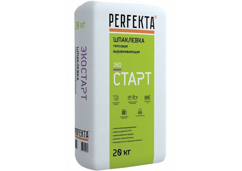 Шпатлевка гипсовая Perfekta Экостарт 20 кг