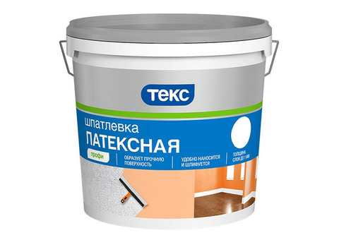 Шпатлевка латексная Текс Профи 1,5 кг