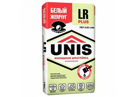 Шпатлевка полимерная ЮНИС "LR Plus", 5 кг