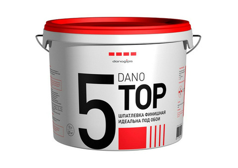 Шпатлевка финишная полимерная Danogips Dano Top 5 10 л