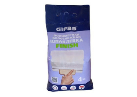 Шпаклевка полимерная GIFAS Finish 4 кг