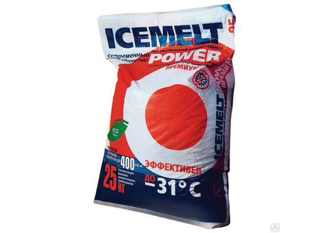 Противогололедный реагент Icemelt Power 25 кг