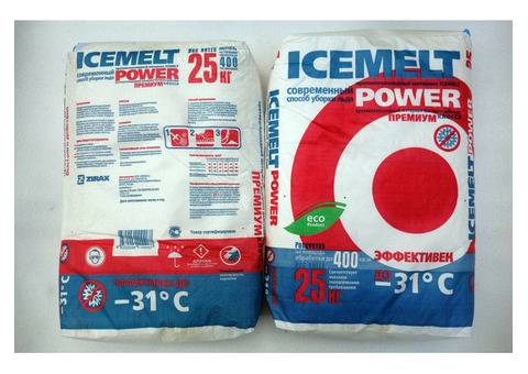 Противогололедный реагент Icemelt Power 25 кг